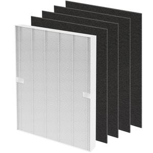115115 HEPA Filter Replacement for Filter A Size 21,Compatible with Winx Plasmawave C535,5300,5300-2,6300,6300-2,5000,5000B,9000,9800,AM90,P300,C909, 2 True HEPA Filters Plus 8 Pack Carbon Pre-filters