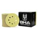 BHA 5" Inch 8 Hole Hook and Loop Sanding Discs for Orbital DA Sanders - 100 Pack (80 Grit)