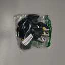 BECEMURU Dog Snow Boots for Winter,Double-Straps Anti-Fall Off Dog Booties Shoes, Non-Slip Paw Protectors for Outdoor Walking Hiking in Snowy or Rainy Day (Black, 2#)