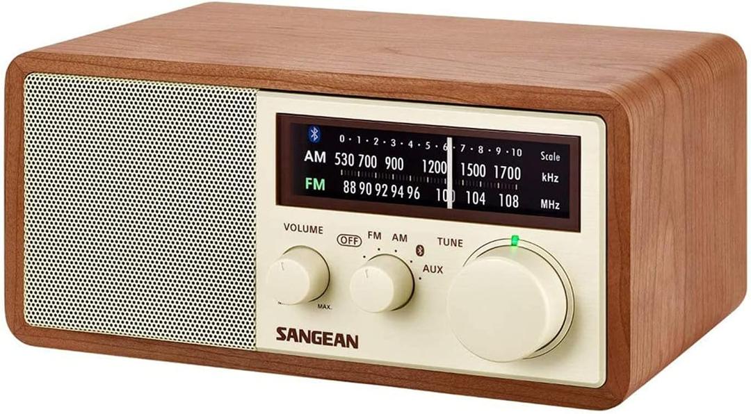 Sangean WR-16 AM/FM Bluetooth Wooden Cabinet Radio