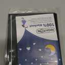 NIGHTON Portable Blackout Curtains 40"57" Strong Hook and Loop Tape Strips with Adhesive,Blackout Shades That can be Cut,100% Blackout Material Window Blinds for Baby Nursery or Travel Use-Black