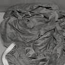 Velvet Fitted Sheet Full Size, Fluffy Fuzzy Fleece Bed Fitted Sheets with Deep Pocket, Luxury Soft Thick Plush Bedspread Mattress Protector Cover (Full:47x79in(120 * 200CM), Light Gray)