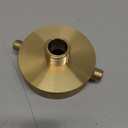 NOVINO Fire Hydrant Hose Adapter 2-1/2" NST/NH Female x 3/4" GHT Male, Brass Fire Hydrant Adapter to Garden Hose
