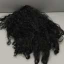 Sensationnel Curls Kinksandco Half Wig - Top Lady Instant Weave Drawstring Cap for Natural 3C to 4C Hair Textures (1B OFFBLACK)