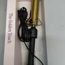 HOT Tools 24K Gold Professional 1 1/2" Extended Barrel Curling Iron with Clamp for Bouncy Curls, Faster Styling, Less Damage & Long-Lasting Results