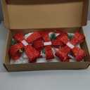 Set of 3 Christmas Lighted Gift Boxes, 60 LED Light Up Present Boxes with Silver Tinsel for Christmas Decorations Indoor Outdoor Yard Xmas Tree Holiday Party Lawn Porch Home Decor