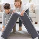 ROBUD Kids Couch, Gray Modular Kids Play Couch, DIY-Style & Washable Toddler Sofa for Playroom, Bedroom, Nursery, WG412