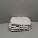 3-Pcs Shelf Baskets for Organizing, Closet Organizer Bins, Small Woven Baskets, Rope Toy Basket, Storage Basket for Shelves, Cube Decorative Box, 11.87.85.1, White