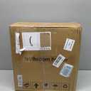 Bathroom Exhaust Fan with Heater & LED Light, 1800W, 150 CFM, Black, Large