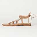 The Drop Women's Haven Lace Up Gladiator Sandal (5, Doe Tan)