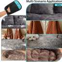 2 x Dotoner Pet Hair Removal Glove Pet Hair Remover for Dogs & Cats Comfortable Fit Durable Pet Grooming Glove Easy to Use Pet Hair Mitt for Furniture Car and Home