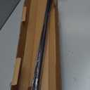 Ivilon Window Treatment Curtain Rod - Square Finials, 1 1/8 in Rod, 72 to 144 Inch, Antique Black