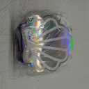 Locmeo 24 Pack Holographic Shell Gift Bags Mermaid Party Favor Bags with Iridescent Shell Cards for Mermaid Themed Supplies Ocean Under the Sea Party Favors