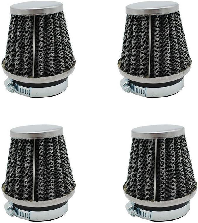 4PCS Universal Motorcycle Replacement 35mm Air Pod Intake Filters for Yamaha Honda Suzuki Kawasaki Motorcycles Dirt Bike ATV Moped Pit Bike Scooter Vintage
