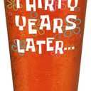 Futtumy 30th Birthday Gifts for Men, 17 OZ Thirty Years Later Beer Glass, 30 Year Old Birthday Gifts for Men Him Dad Father Husband Brother Boyfriend Uncle Women Wife, Gift for 30th Birthday Christmas