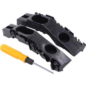 MOTOKU Front Driver and Passenger Side Bumper Bracket for Dodge Durango 2014-2022