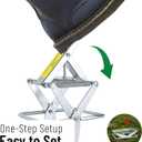 Upgrade Mole Traps that Work Best Trap Scissor with Longer Spring, Durable and Reusable Easy Mole Trap for Lawn Protection 1 Pack