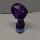 O2COOL Deluxe Handheld Battery Powered Water Misting Fan (Purple) (Single)