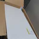 COMHOMA Small Standing Desk Adjustable Height & Tiltable Tabletop, Mobile Stand Up Desk for Laptop, Portable Computer Table for Home Office Work and Walking Pad Treadmill, Height 30.7"-46.4", White (31.5 IN)