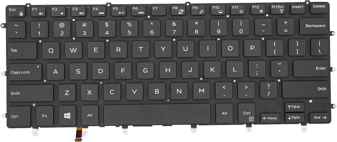Replacement Keyboard for Dell XPS 15 9550 9560 9570, Precision 5510 5520 5530 5540 & inspiron 15 7558 7568 Laptop, Dell Precision 5510 Keyboard with Backlit US Layout P/N: 0VC22N 0GDT9F