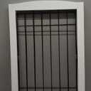 LZRS 2-Panel Freestanding Adjustable Wooden Dog Gate30 Tall Foldable Pet Barrier with Support Feet, Solid Hardwood & Chew-Resistant Steel Wire for Doorways, Hallways, and Stairs, Black