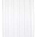 Barossa Design Waterproof Fabric Shower Curtain or Liner Microfiber - Soft Cloth & Hotel Quality, Machine Washable White Shower Curtain Liner for Bath Tub, 72x72 Inches