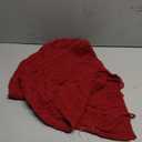 Red Knitted 24 inch Christmas Tree Skirt for 4 Ft Tree - Luxury Thick Rustic Xmas Decoration for Pencil Trees Christmas Home Decor(Red, 24" 2508)