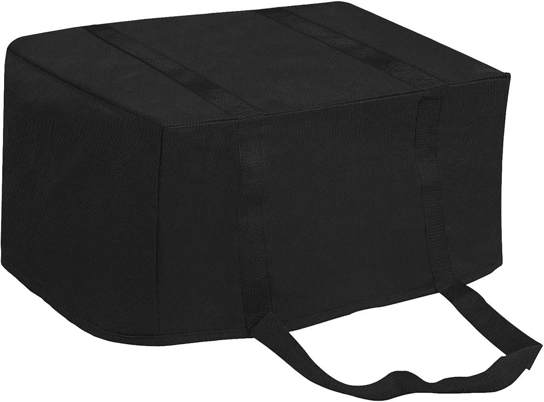 21" Portable Grill Tote Cover for Cuisinart VersaStand Grill CGG-180, CEG-980, Cuisinart CGG-306 Grills, 600D Heavy Duty Tear Resistance Tabletop Grill Cover, 21" x 19" x 10"