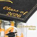 Graduation Gifts 2026 - Personalized Name Graduation Mason Jar - Filled with Money & Class of 2026 Cap Kit - Centerpieces Congrats Decorations Party Supplies for Him Her Women Men College High School