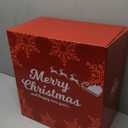 2 Pack 18" Lighted Large Artificial Poinsettias for Outdoors LED Poinsettia Flowers Artificial Faux Poinsettia Plants Poinsettia Christmas Decorations for Office Home Kitchen Decor (Red)