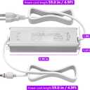 36V2A Power Supply Only for Govee Permanent Outdoor Lights H705D,H705E,H805A,H805B,H706A,H706B,H806A,H806B.