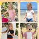 Mumucove 3 Pack Toddler Girls' Short Sleeve Tops, 3-Color, 18-24 Months