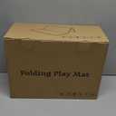 Baby Play Mat, 74 x 50 Inch Play Mat Perfect for Use Baby Playpen, Foldable Baby Foam Playmat for Floor, Portable Waterproof Activity PlayMats for Babies, Infants and Toddlers (Beige)