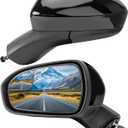 Left Driver Side Rear View Mirror Replacement for Ford Fusion 2016 2017 2018 2019 2020 2021 2022- Rearview Mirrors with 3Pins, Electric Adjustment, black