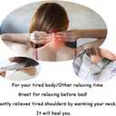 Neck Ice Pack, Ice Neck Wrap Ice Ring Hot Cold Therapy Soft Gel for Pain Relief Neck Tension and Office Neck Pressure (Purple)