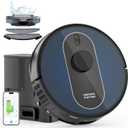 Robot Vacuum and Mop Combo, 5000Pa Suction, LiDAR Navigation, Robot Vacuum with Self Emptying Station for 60 Days Hands Free, Mapping for Multi Floors, No Go Zone, Carpet Boost, APP & Alexa Control