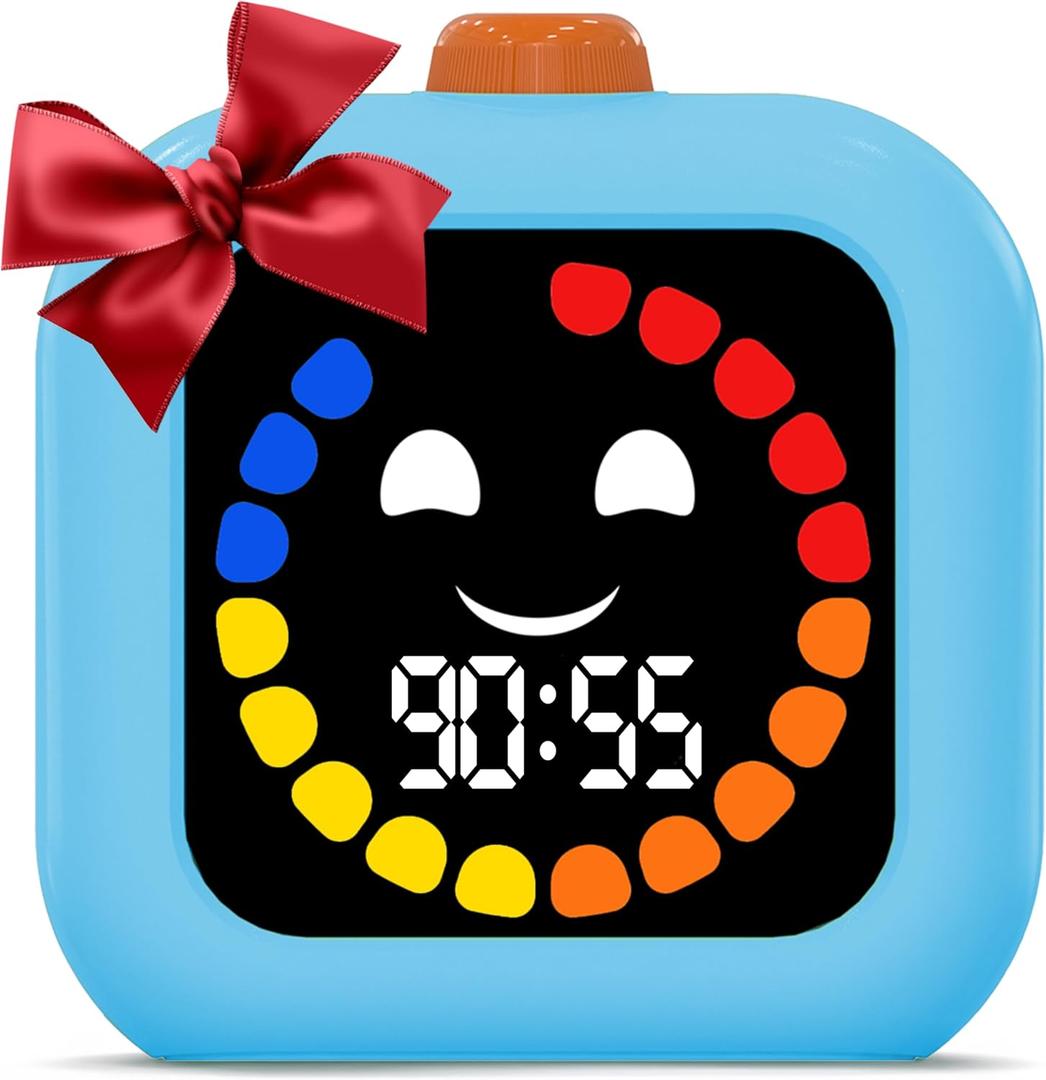 Digital Visual Timer for Kids - Rechargeable 99 Min Timer - Focus & Smoother Routines - Visual Timer for Classroom, ADHD Autism Toddler Support - Daily Use at Home, Therapy or School (Blue)