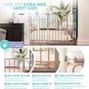 Regalo Safety 29"-49" Extra Wide Baby Gate, Bottom of Stairs & Doorways