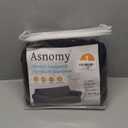 Asnomy Couch Covers for 3 Cushion Couch Sofa Pet Friendly, 3 Seater Sofa Cover Washable Slipcovers Protector Furniture Covers for Dogs Spandex Jacquard Fabric Small ChecksLargeBlack