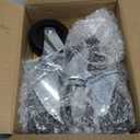 HOLKIE Caster Wheels 3 inch with No Brake Stem Casters, 5/16" -18 x 1-1/2" (Stem Diameter 5/16", Stem Length 1-1/2") Threaded Swivel Casters Set of 4 Heavy Duty Castors Black