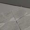 Bamboo Knee Sleeves, 2-Pack Knee Compression Sleeve Women Men Elastic Warm Slip-on Recovery Knee Brace for Arthritis Knee Pain (Large, Grey)