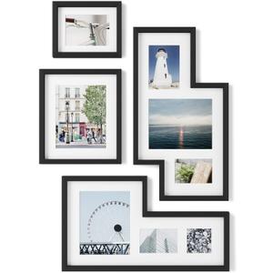 Umbra Mingle Gallery Collage Picture Frame Set, Black Umbra Mingle Gallery Collage Picture Frame Set, Black