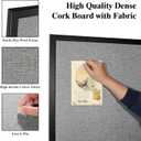Bulletin Board 36x24 Inch Wood Framed Corkboard for Office(2 Pack)