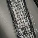 Magnus 325 | Wireless Large Print Full Size Computer Keyboard | High Contrast Black & White Keys | Soft Buttons | Ideal for Visually Impaired, Beginners and Seniors | Plug & Play