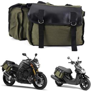 DesirePath Saddle Bag for Motorcycle Panniers Bags for Bicycle Bike, Large Capacity Saddlebags Tool Bag Side Backpack For Honda For Suzuki For Harley For 150cc scooter For Kawasaki and More