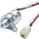 MaySpare Fuel Shut Off Solenoid 1503ES-12S5SUC5S SA-4562T Woodward 4TNV94L-SFN Parts for Yanmar 119653-77950 119285-77950 12VDC