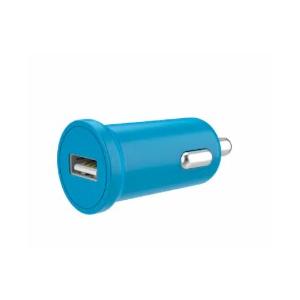 Cell Candy Mini USB Car Charger Vehicle Power Adapter - Sky Blue, 5 Watts