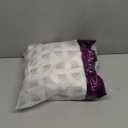 jinchan Linen Pinch Pleated Kitchen Curtains 24 Inch 4 Panels, Natural Linen Tier Curtains Back Tab Beige Farmhouse Cafe, Light Filtering Small Window Drapes for Bathroom Laundry Room Off White