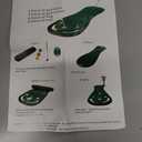 KOFULL Putting Green Mats Set - Indoor/Outdoor Golf Putting Practice or Golf Game with 78" x 24" Putting Mat, Adjustable Putter, 3 Balls, Training Aid Cup & Flags