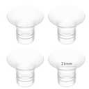 Momcozy Flange Insert 21mm Compatible with 24mm Flange/Shield of Most Pumps, Insert for Breast Pump Replacement Accessories, 4PCS 21mm